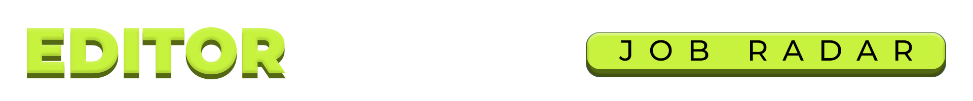 Editor Nation · Job Radar